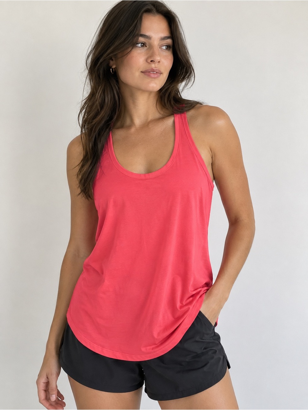 Lululemon Coral Pink Racerback Tank Top Estimated XL
